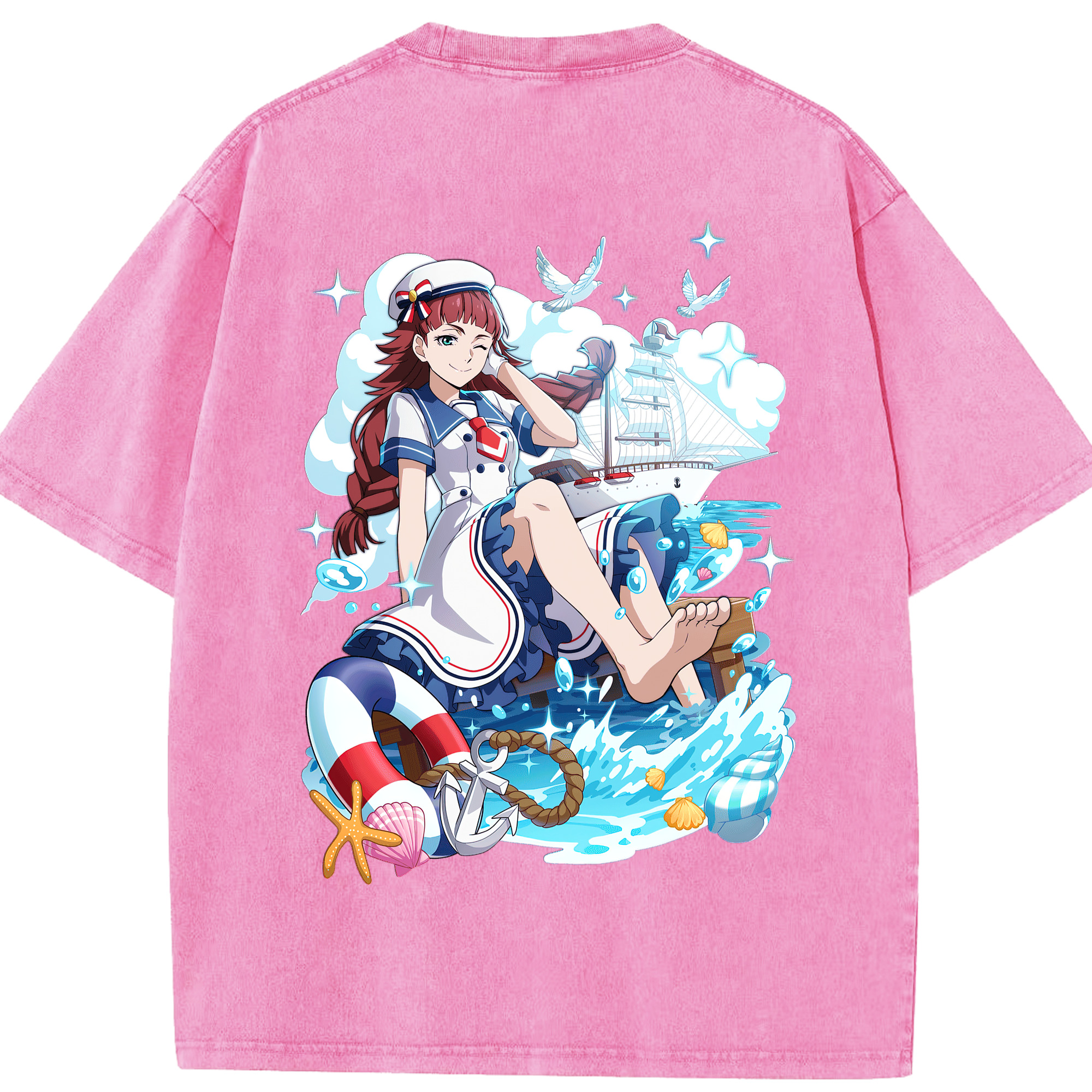 （画像用） 文豪ストレイドッグス Bungo Stray Dogs 綿100% ヴィンテージ風 半袖Tシャツ（背面プリント）